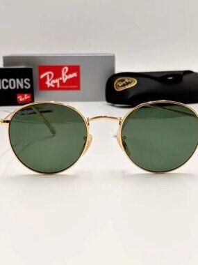 Authentic Ray-Ban Round Metal 3447 50 mm